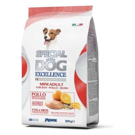 Monge Special Dog Excellence Mini Adult Suha Hrana Za Pse Piščanec 800