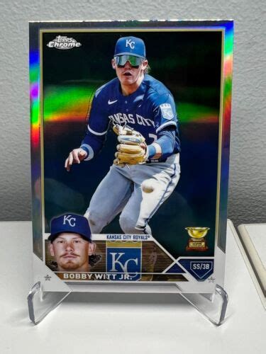 Topps Chrome Bobby Witt Jr Refractor Kansas City Royals Rc