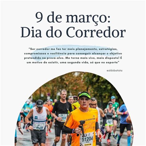 Dia De Mar O Dia Do Corredor Parab Ns Todos Que Apaixonaram Se