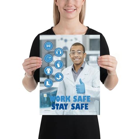 Work Safe, Stay Safe - Premium Safety Poster - 12×16