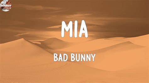 Bad Bunny Mia Feat Drake Letras Youtube