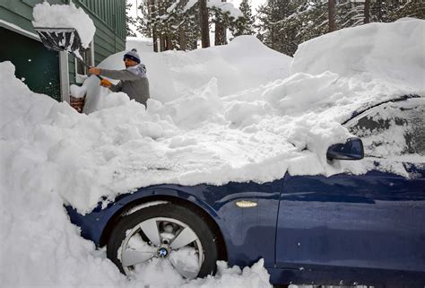 Sierra snowfall record could be broken as atmospheric river looms