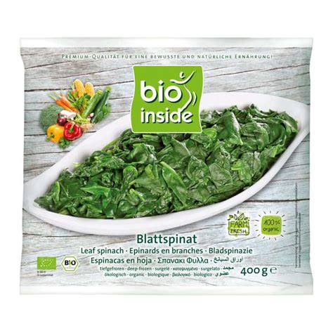 TK Blattspinat bio inside 400g Bio für alle Onlinehandel