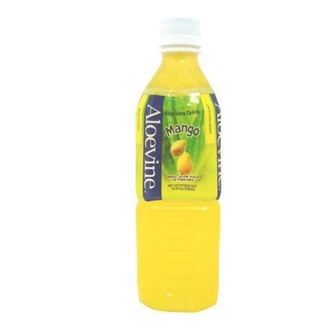 Aloevine Natural Aloe Vera Pulp Mango Refreshing And Nutritious Drink