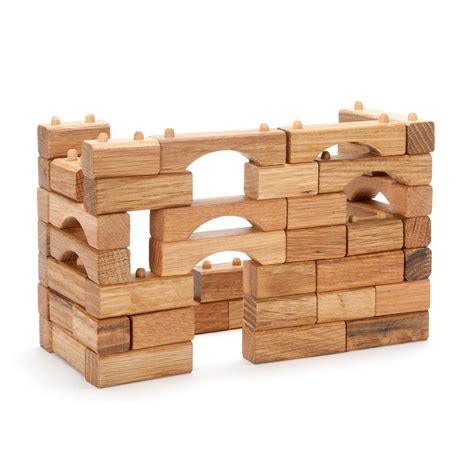 Interlocking Wooden Block Set In Building Blocks – Nova Natural Toys & Crafts