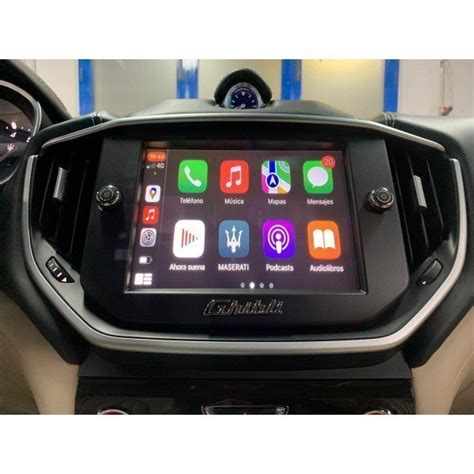 M Dulo Carplay Y Android Auto Inal Mbrico Maserati Quattroporte Y Ghibli