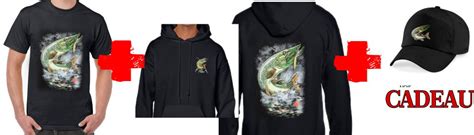 Des cadeaux pour les pêcheurs le tee shirt du pêcheur