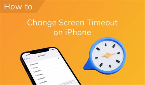 How to Change Screen Timeout on iPhone | Nektony