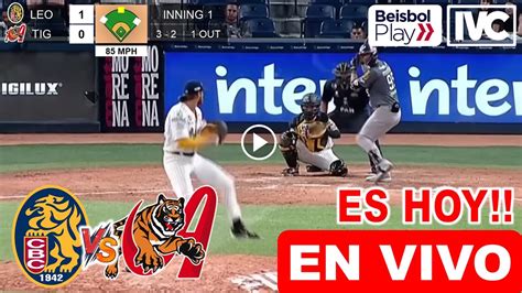 Leones Vs Tigres En Vivo Donde Ver A Que Hora Juega Leones Del