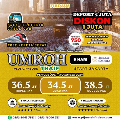 Harga Umroh Paket Biaya Mulai Dari Rp