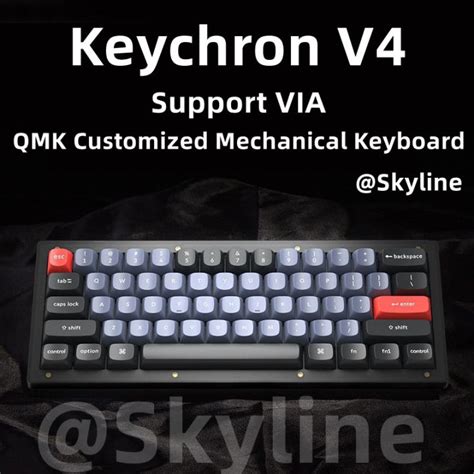 【big Sale】keychron V4 Qmk Fully Assembled Hot Swappable Custom Rgb