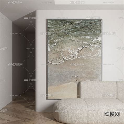 现代抽象装饰画 挂画3d模型下载id121196793dmax免费模型 欧模网