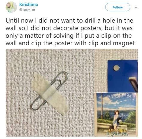 Hang Posters Without Damaging The Walls Useful Life Hacks Helpful