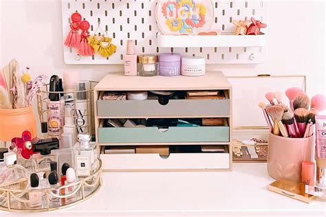 How To Organize A Makeup Vanity Storables