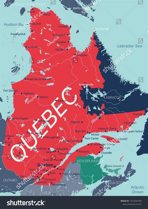 Simple Quebec Map