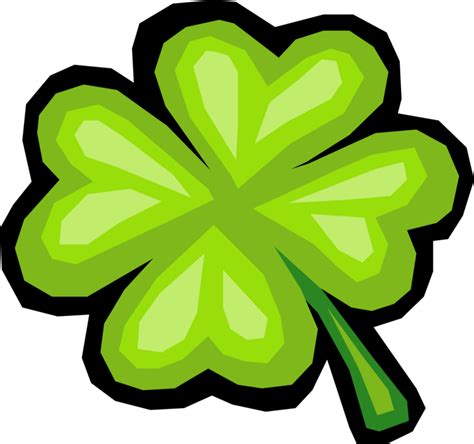 Vector Illustration Of St Patricks Day Four Leaf Clover Vector