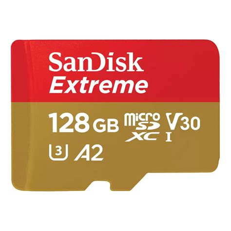 Cartão De Memória Sandisk Extreme 128gb Microsdxc Uhs I Classe 10