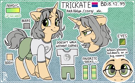 Reference Ponysona By Trickate On Deviantart