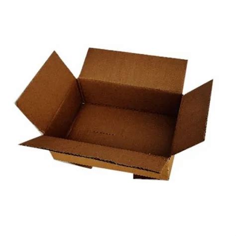 Brown Rectangular Plain Corrugated Packaging Box X X Inch At Rs