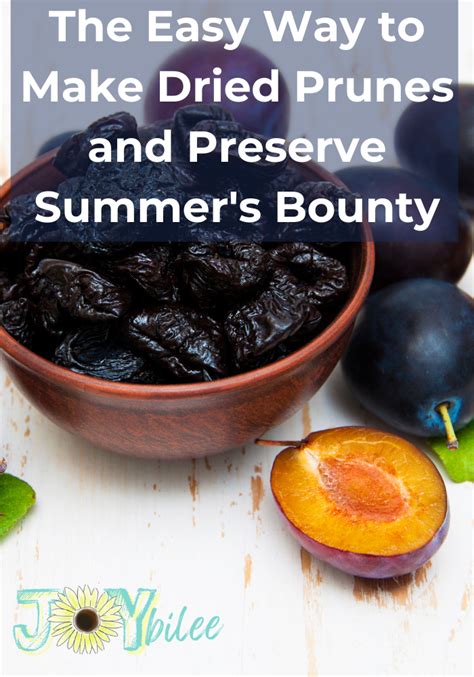 The Easy Way To Make Dried Prunes And Preserve Summers Bounty