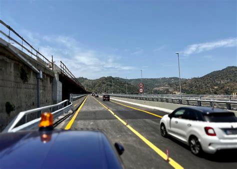 A20 Messina Palermo da oggi è percorribile la prima nuova campata del