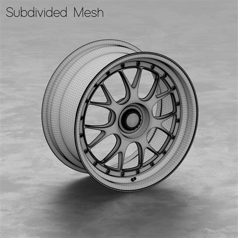 Artstation Bbs Lm R Centerlock Rimwheel 3d Model Resources