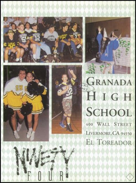 Explore 1994 Granada High School Yearbook, Livermore CA - Classmates