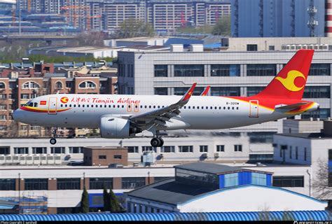 B W Tianjin Airlines Airbus A N Photo By Sunshydl Id