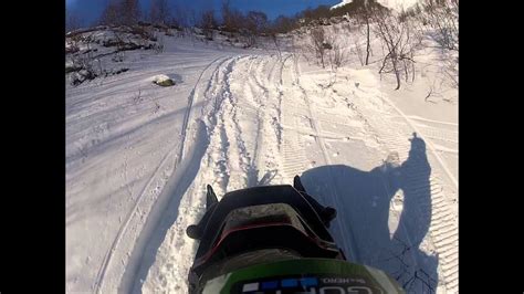 Snowmobile Hill Climb Gopro Hero Part Youtube