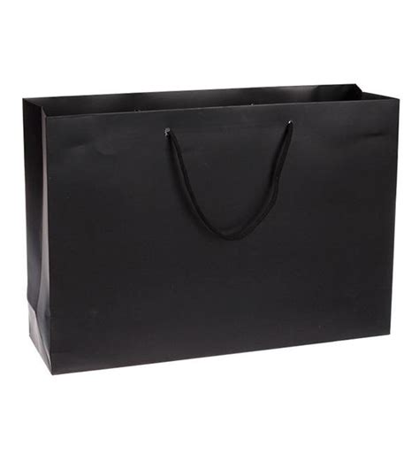 Подарочный пакет "Black", 37*25*9 см., ламинированный картон – фото ...