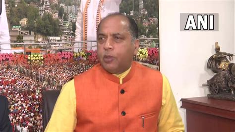 Himachal Pradesh Elections I Accept The People S Mandate Says Outgoing Cm Jairam Thakur