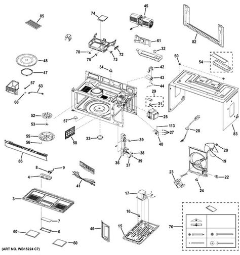 Ge Microwave Parts Diagram