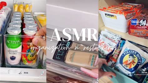 Asmr Tiktok Compilation Random Restocking And Organizing Youtube