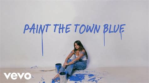 Ella Langley Paint The Town Blue Official Lyric Visualizer Youtube