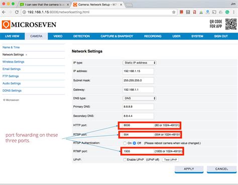 How Many Ports Need To Open For Port Forwarding Microseven Tech Support