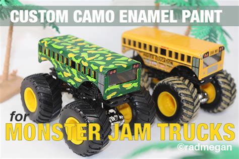 Custom Enamel Paint for Hot Wheels Monster Trucks - Radmegan