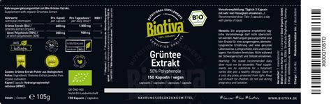 Biotiva Grüntee Extrakt 150 Kapseln aus Kaufland de