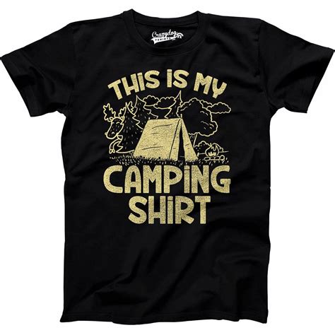 Amazon Mens This Is My Camping Shirt Funny Summer Tent Hiking T