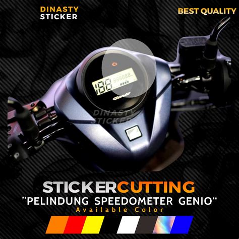 Jual Sticker Stiker Cutting Pelindung Speedometer Genio Anti Gores Anti