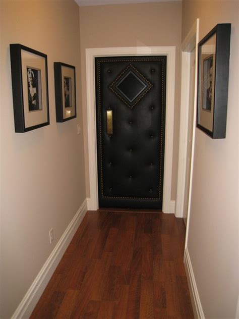 Home Theater Upholstered Doors And Walls Modern Window Treatments St Louis By