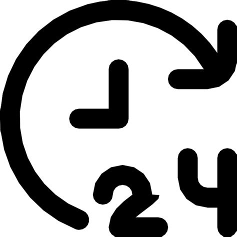 Time Twenty Four Vector Svg Icon Svg Repo