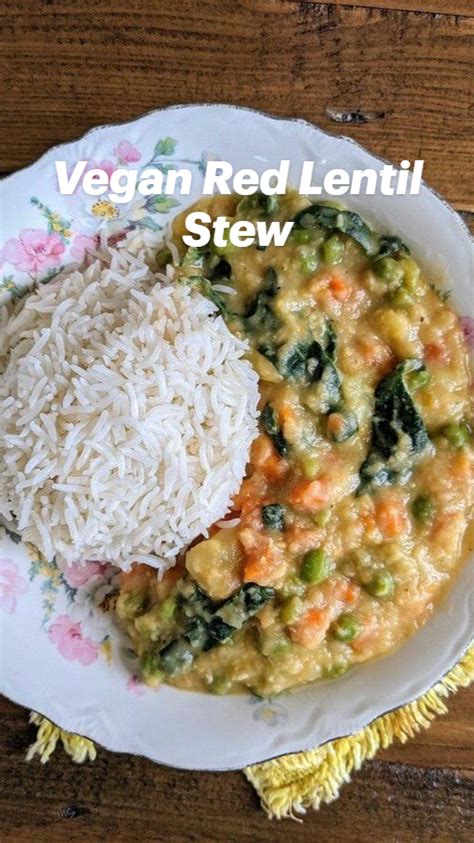 Vegan Red Lentil Stew Artofit