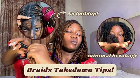 How To Take Down Knotless Box Braids Without Breakage Knotless Braids