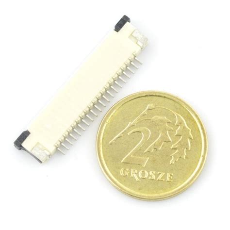 Connector Ffc Fpc Zif 20 Pin Pitch 1mm Botland Robotic Shop