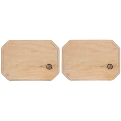 Clipped Corner Rectangle Wood Plaques Hobby Lobby