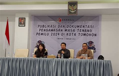 Masa Tenang Bawaslu Tomohon Peran Media Sangat Penting Di Pemilu