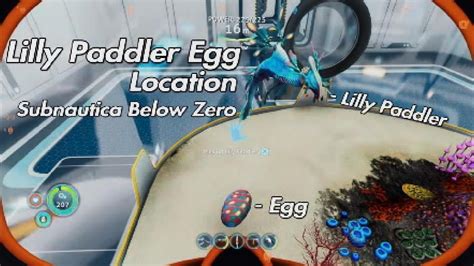 Subnautica Below Zero Lilly Paddler Egg Location Youtube