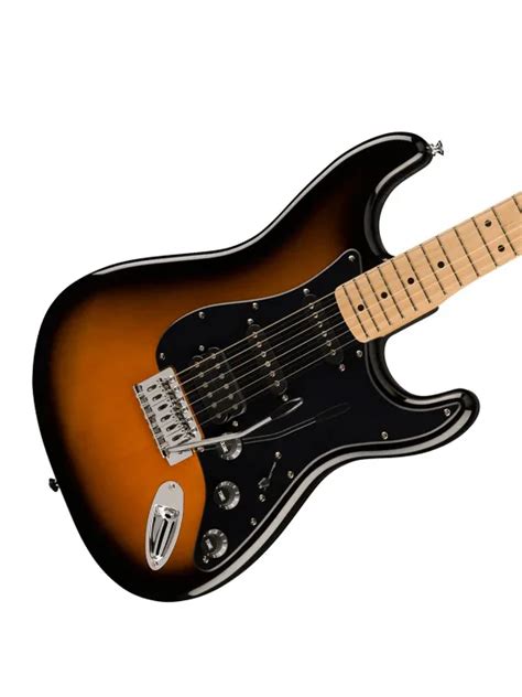 Squier Fsr Sonic Stratocaster Hss Black Pickguard 2 Tone Sunburst Limited Edition Music Concept