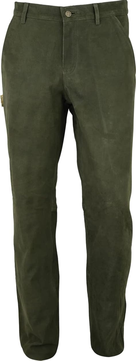 Fuente Leather Wears Jagdhose Leder Herren Echt Leder Nubuk Lederhose