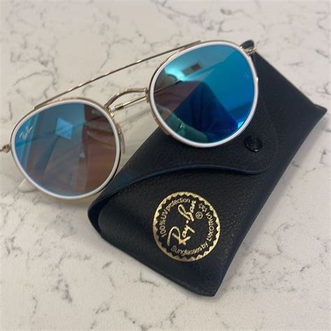 Ray Ban Sunglasses ROUND DOUBLE BRIDGE Ray Ban Round Sunglasses